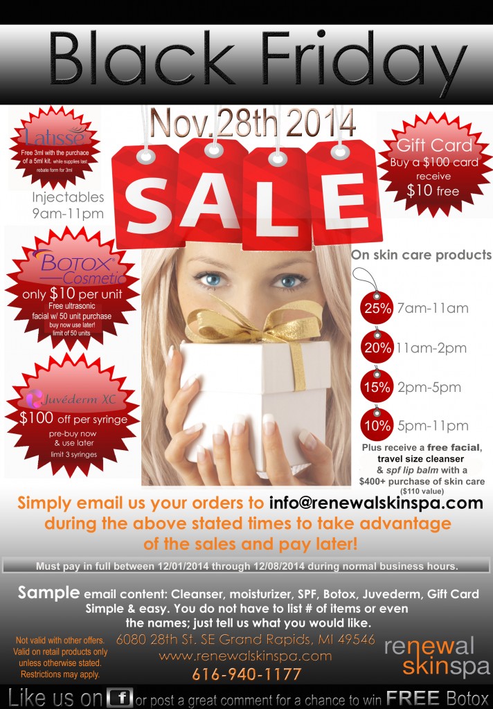Renewal Skin Spa Black_Friday_2014_RSS_specials